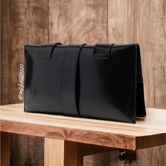 By FAR Carol Buckle Detail Leather Bag BRAND NEW W/AUTHENTICITY CARD & DUST BAG - Picture 5 of 7